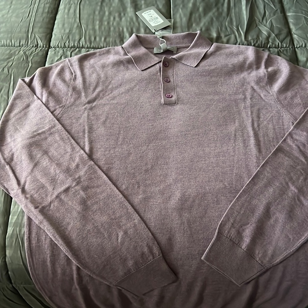 Neiman Marcus silk/cashmere polo